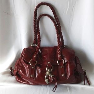 Beautiful Francesco Biasia Patent Leather Handbag